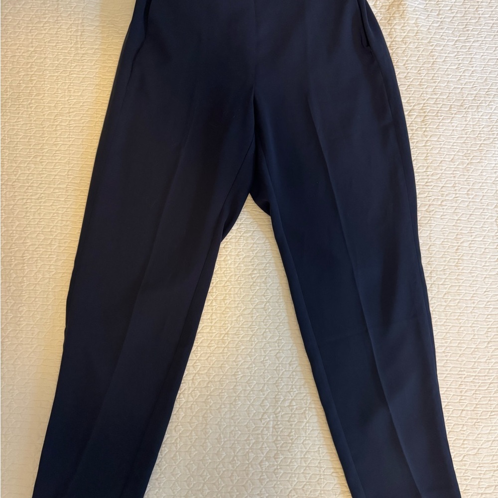 J. Crew Navy Women's Straight Leg Pants - Size 4 - Picture 2 of 4